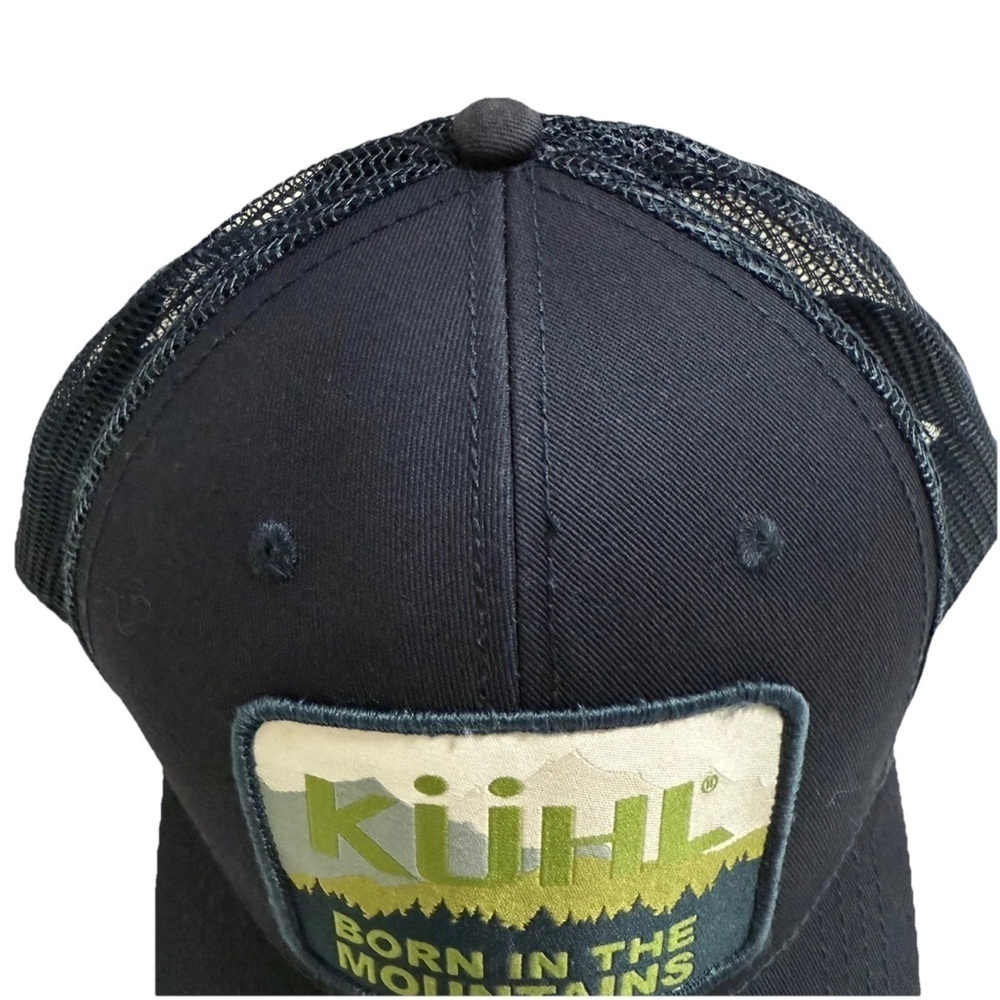 KÜHL Born In The Mountains Trucker Hat Patch Logo Adjustable Snapback Mens - Picture 2 of 4